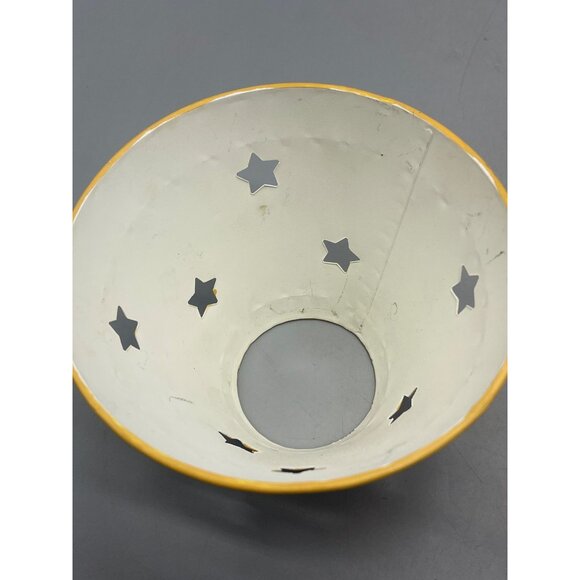 Christmas holiday teapot tealight candle holder snowman stars movable shade READ - Picture 12 of 12